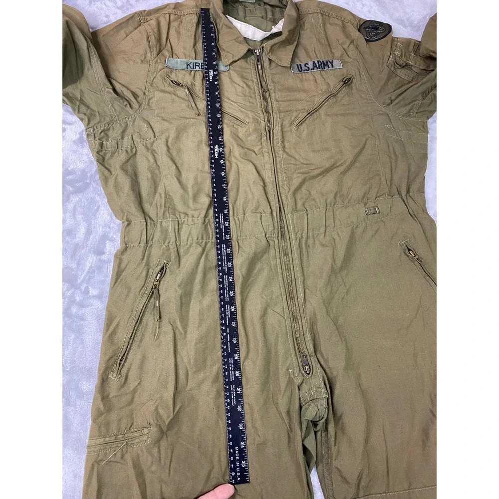 Vintage 80's US Army Combat Coveralls Mens XL Green MIL-C-44077C 3rd A.C.R Patch
